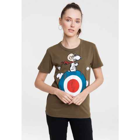 LOGOSHIRT T-Shirt Peanuts - Snoopy mit lizenziertem Print