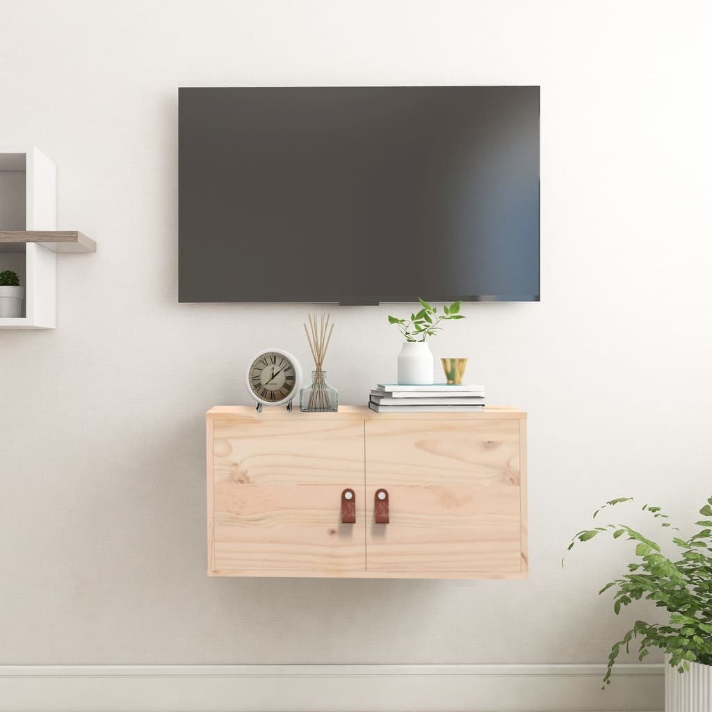 vidaXL Hängeschrank Wandschrank 60x30x30 cm Massivholz Kiefer Hängeschrank günstig online kaufen