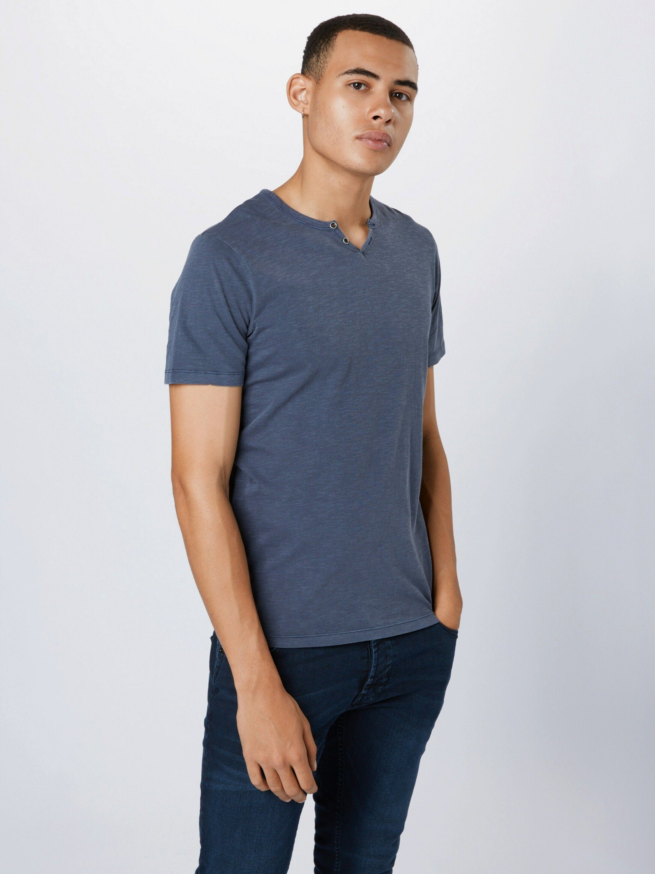 Jack & Jones T-Shirt JJESPLIT NECK günstig online kaufen