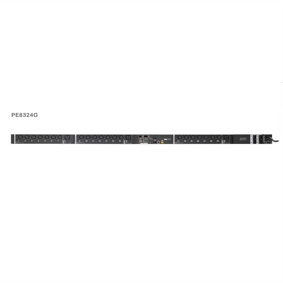 Aten PE8324G3 32-A-Öko-PDU Steckdosenleiste (Kabellänge 3 m), 24 Ausgänge, Ausgangsmess- und -schaltfunktion