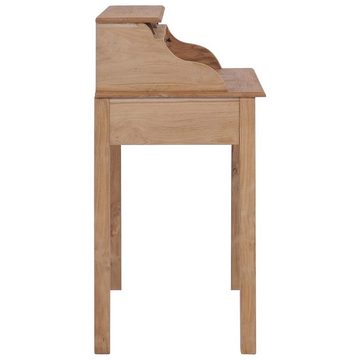 vidaXL Schreibtisch Schreibtisch 90x50x100 cm Massivholz Teak