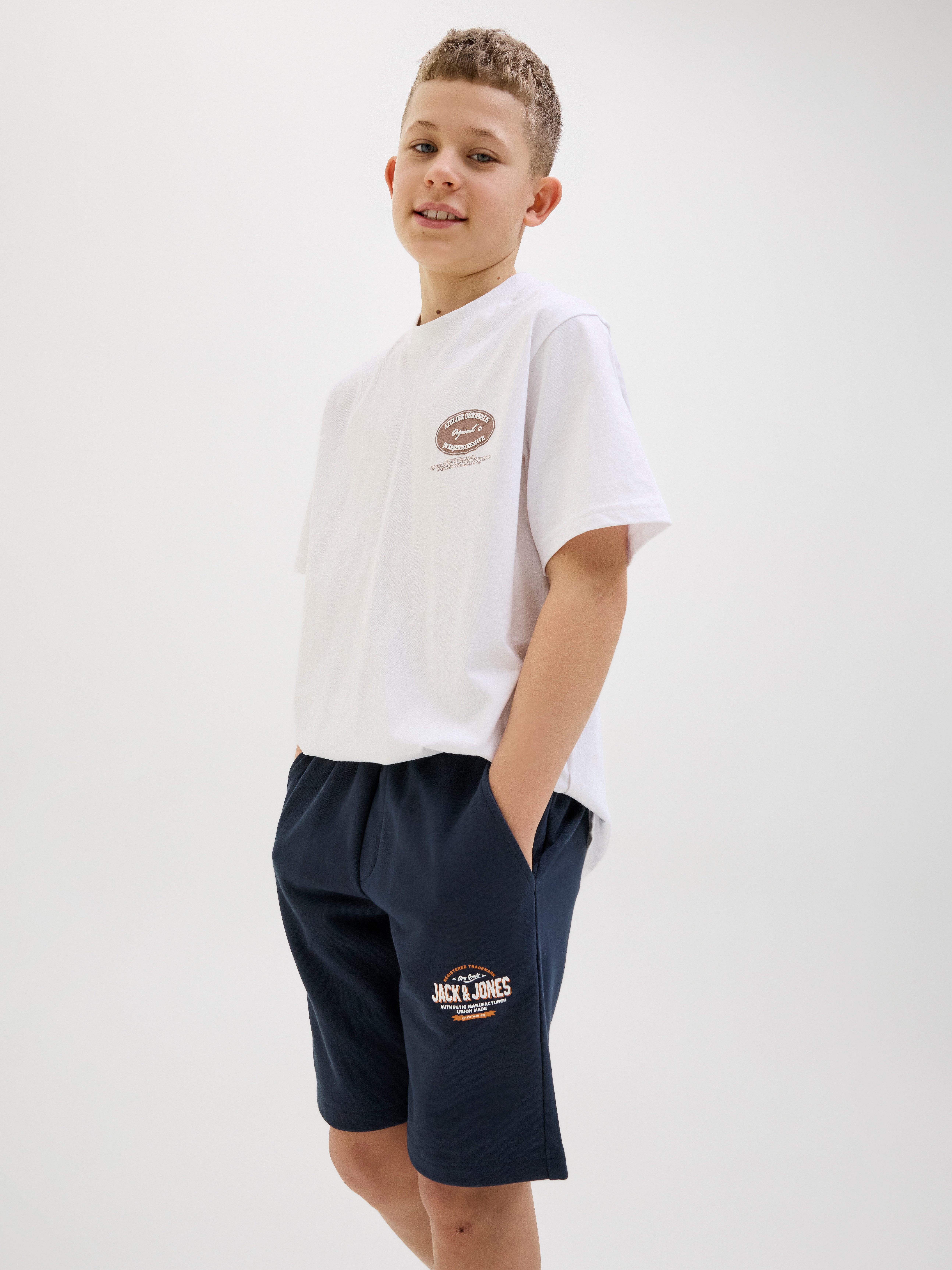 Jack & Jones Junior Sweatshorts JPSTLOGO SWEAT SHORTS 2 COL SN GMS JNR