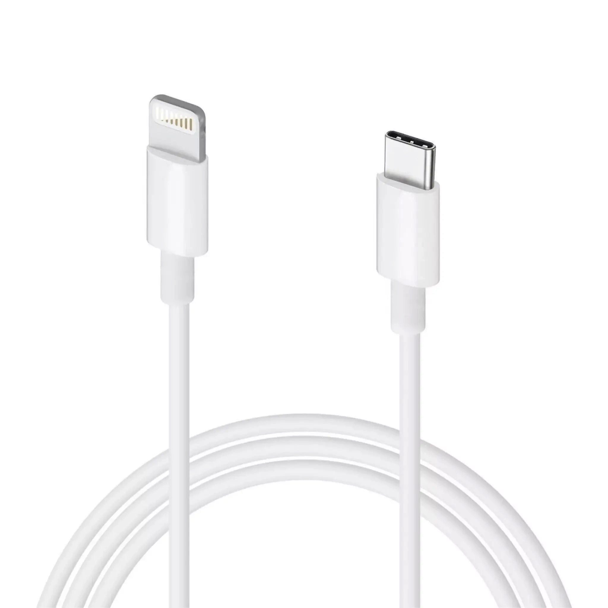 Firelia Ladegerät 20W inkl. Ladekabel Lightning Smartphone-Ladegerät (Netzteil, Schnellladegerät, Für iPhone und iPad, Weiß) – Bild 2 von 3