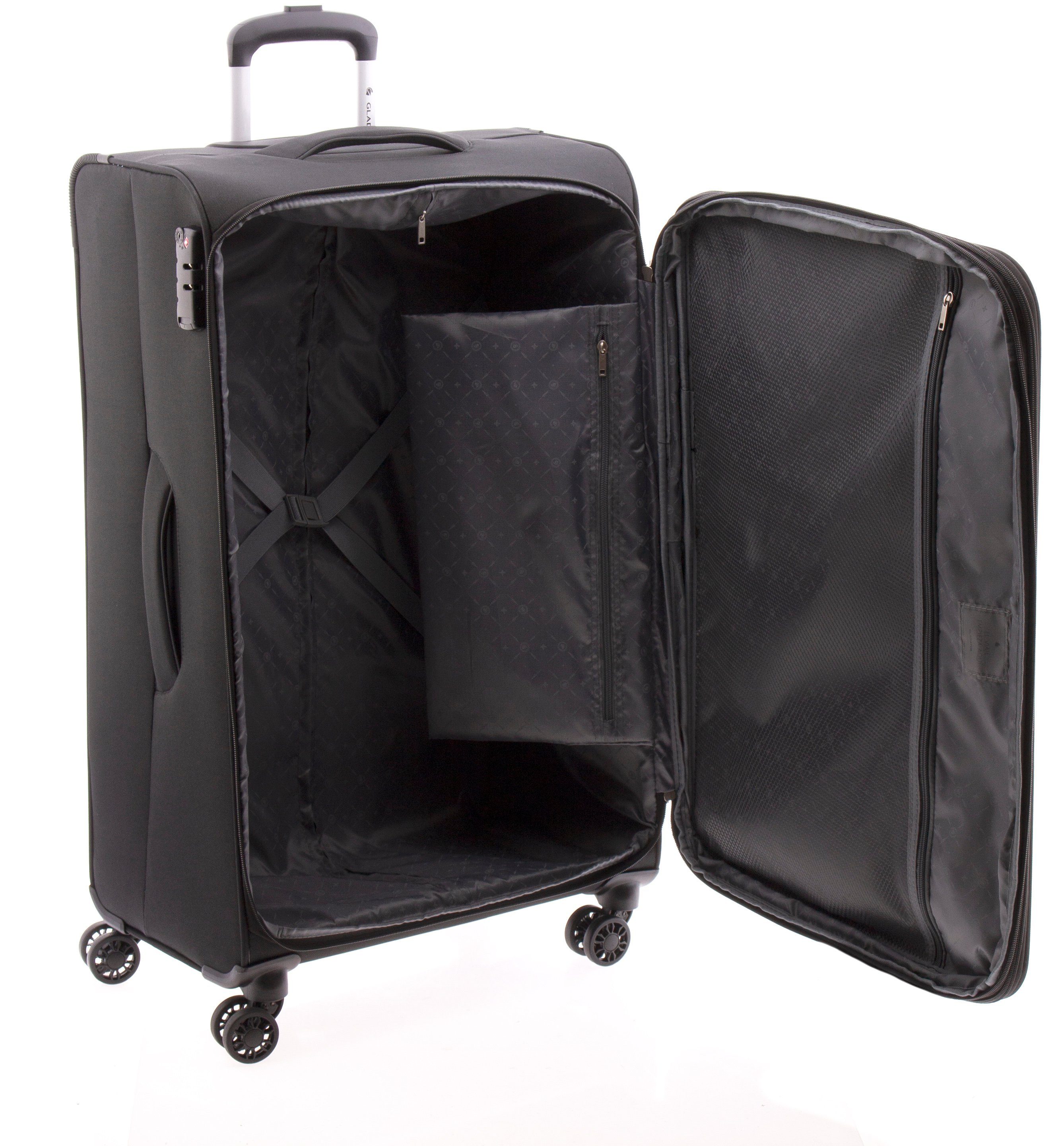 GLADIATOR Weichgepäck-Trolley XL - 4 Rollen, 78 cm - Volumen: 102/113 Liter günstig online kaufen