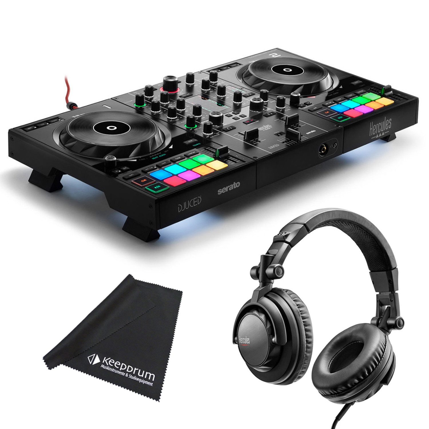 DJ Controller Hercules Inpulse 500 DJ Controller mit DJ45 Kopfhörer