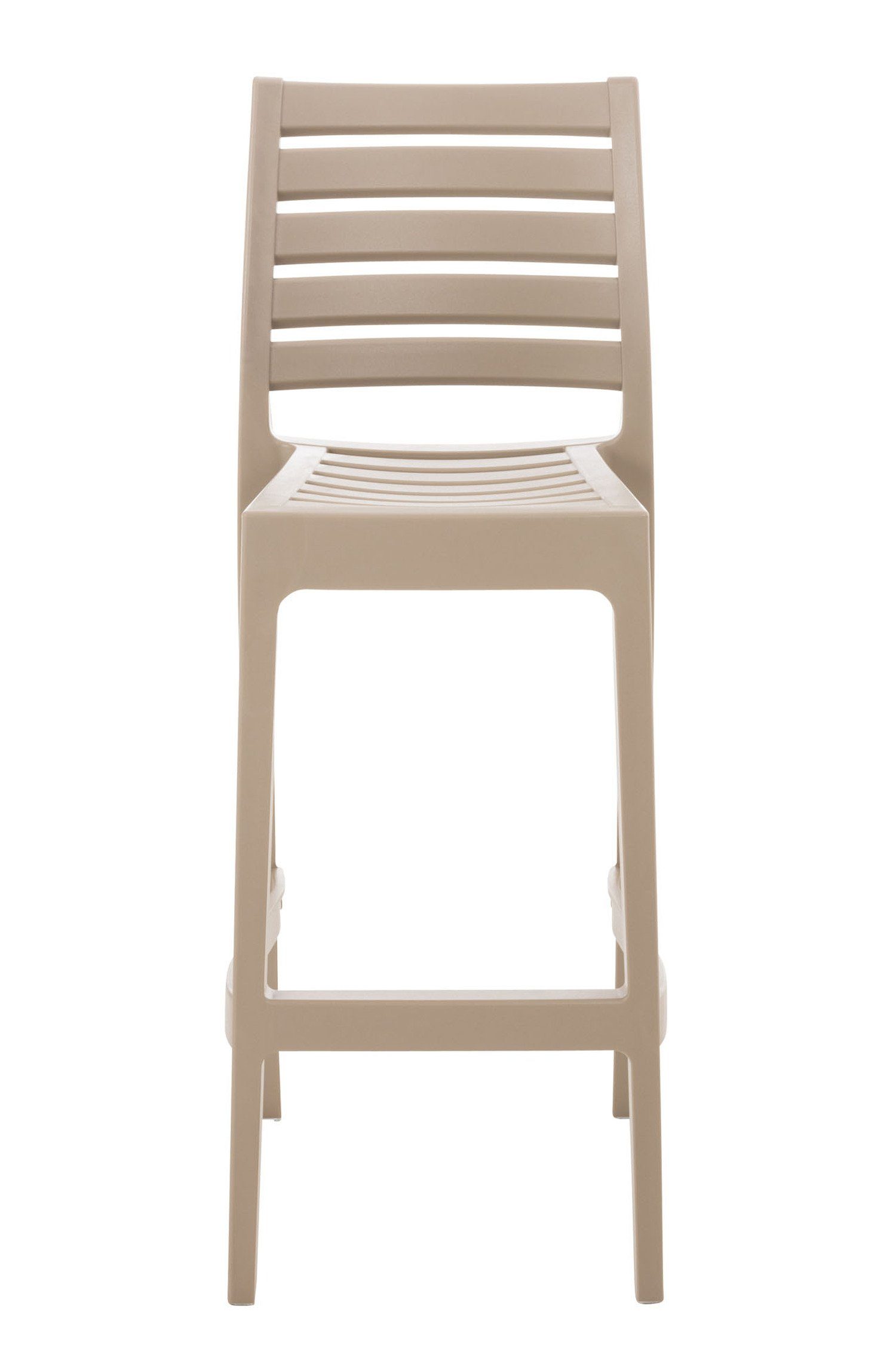 Schlamm Barhocker TPFLiving & Ares - Sitzfläche: Theke Kunststoff für Kunststoff Gestell - angenehmer Fußstütze Hocker (mit Küche),