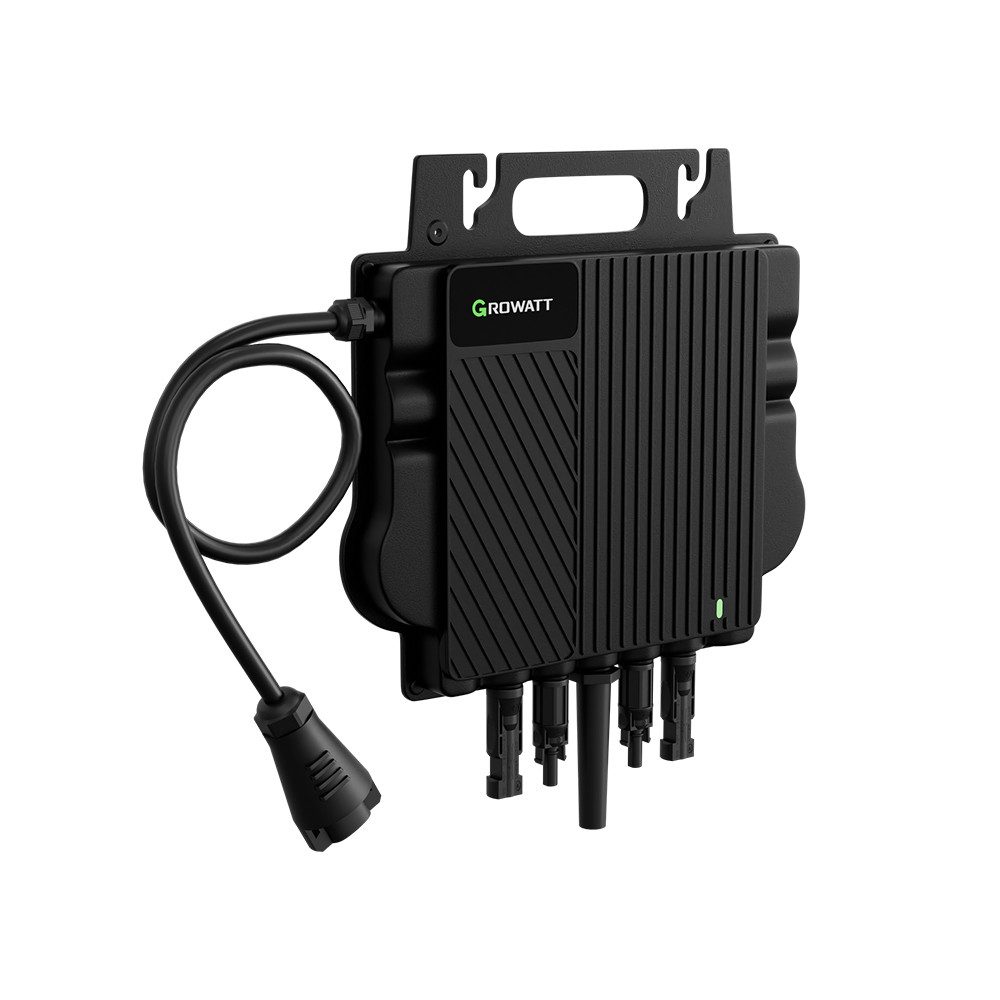 Growatt Balkonkraftwerk Growatt NEO-800M-X 800W Mikro-Wechselrichter (5m Anschlusskabel)