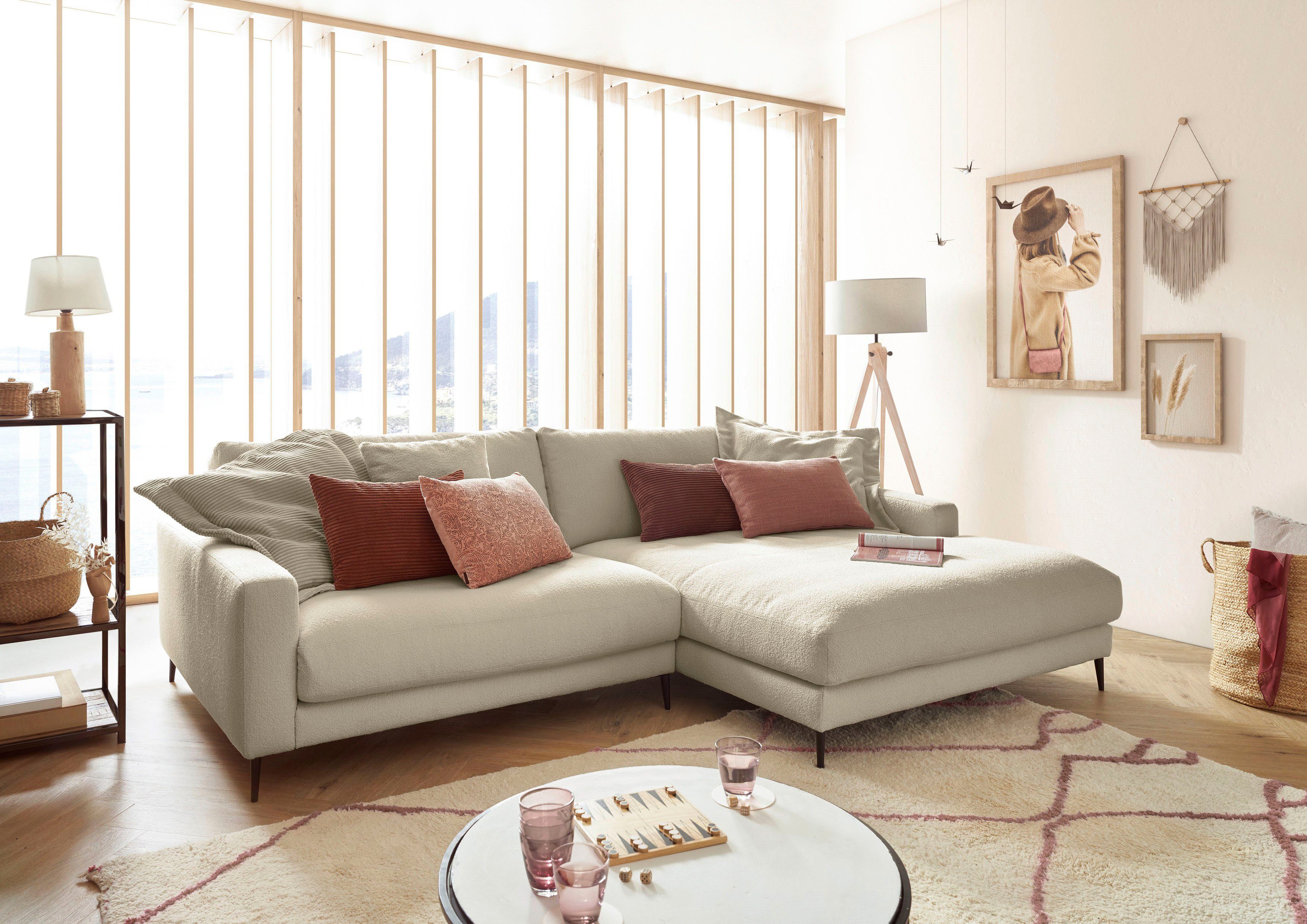 INOSIGN Ecksofa Downtown, B/T/H: 272/190/84 cm günstig online kaufen