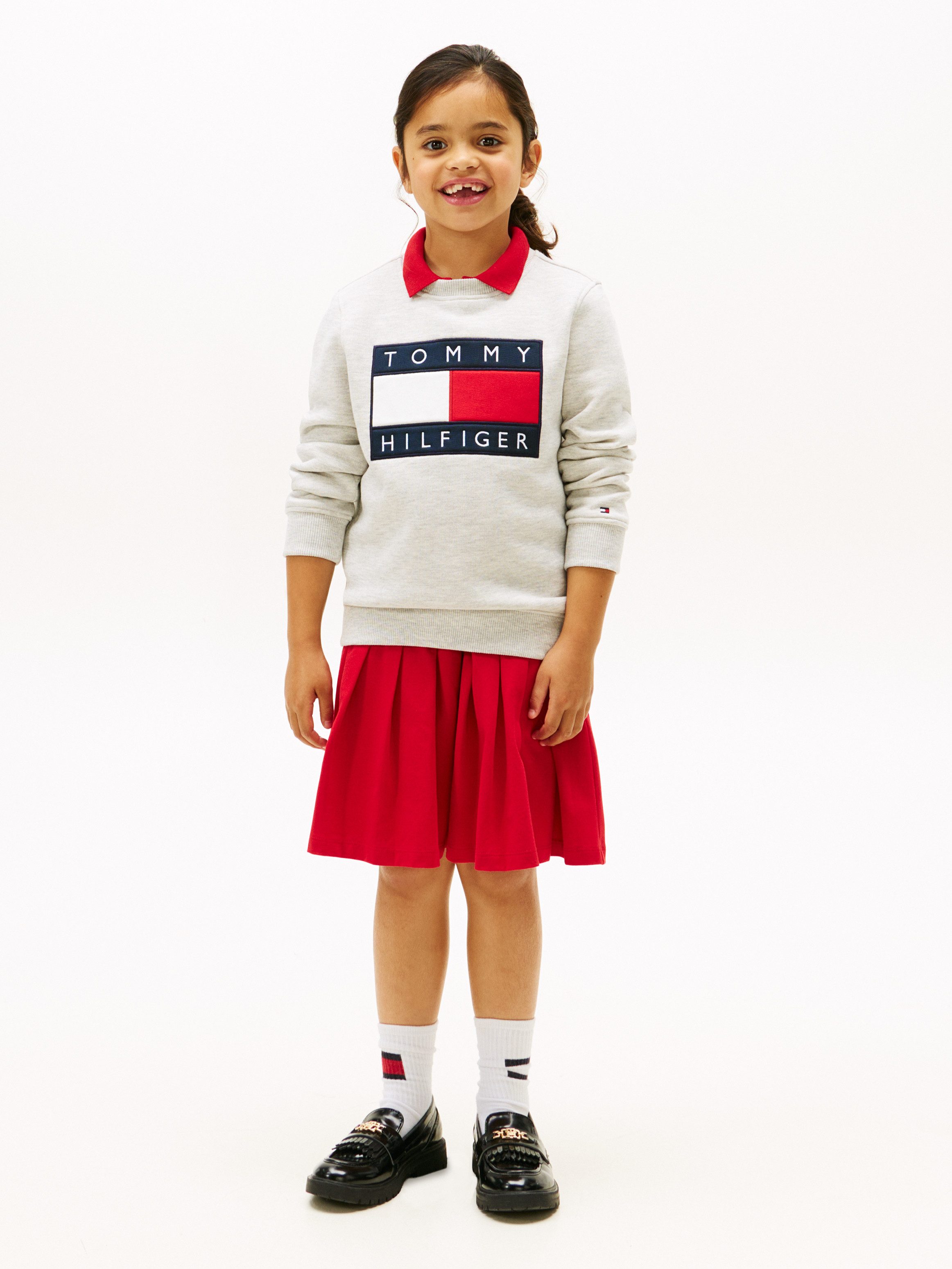 Tommy Hilfiger Sweatshirt Kinder bis 16 Jahre, mit Rundhalsausschnitt – Bild 4 von 5