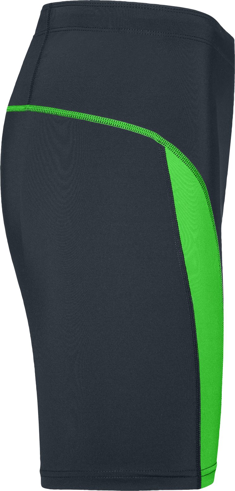 James & Nicholson Laufhose Doppelpack Kurze Lauftights Herren Laufhose Running Shorts JN478 (Doppelpack, 2er-Pack) Weiche, elastische Qualität mit Elasthan