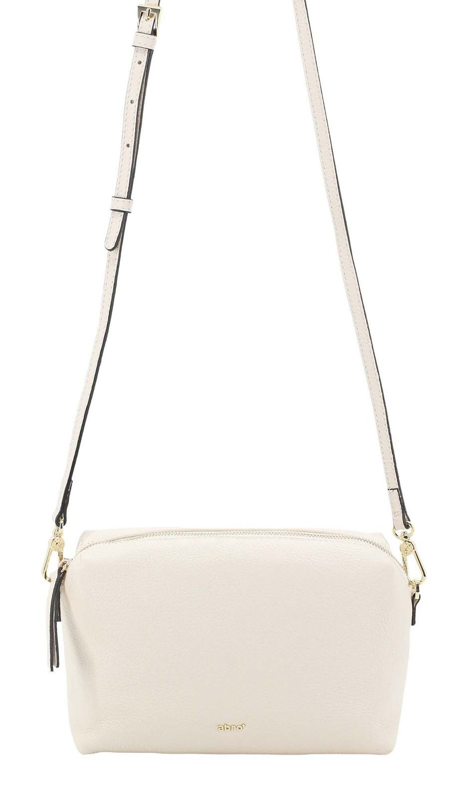 Abro Schultertasche Crossbody Bag Kaia, aus echtem Rindsleder