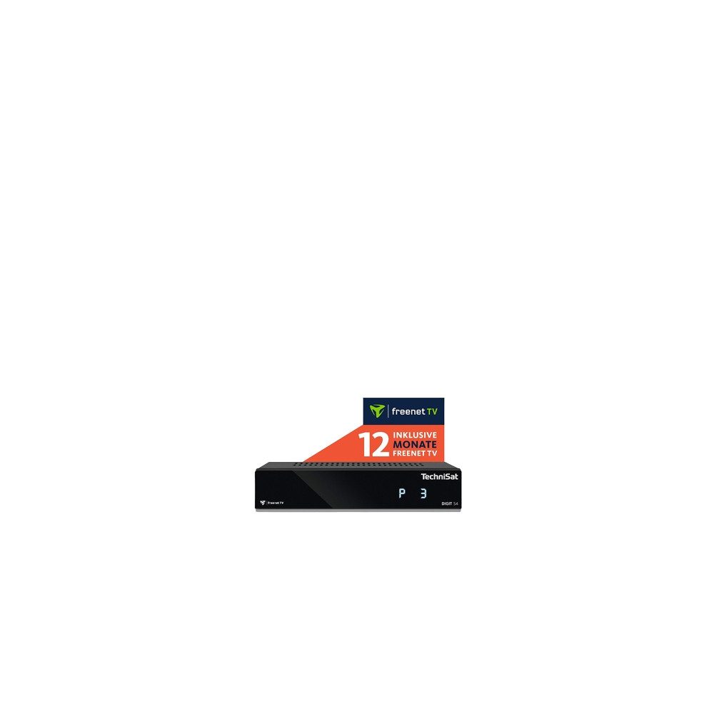 TechniSat DIGIT S4 Satellitenreceiver Schwarz SAT-Receiver