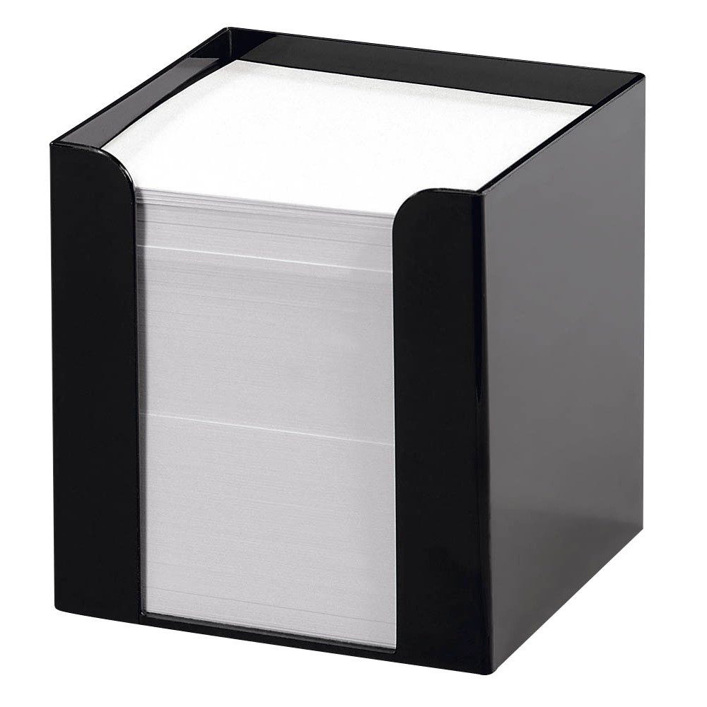 Notizblock folia 827121 Notizzettel-Box schwarz