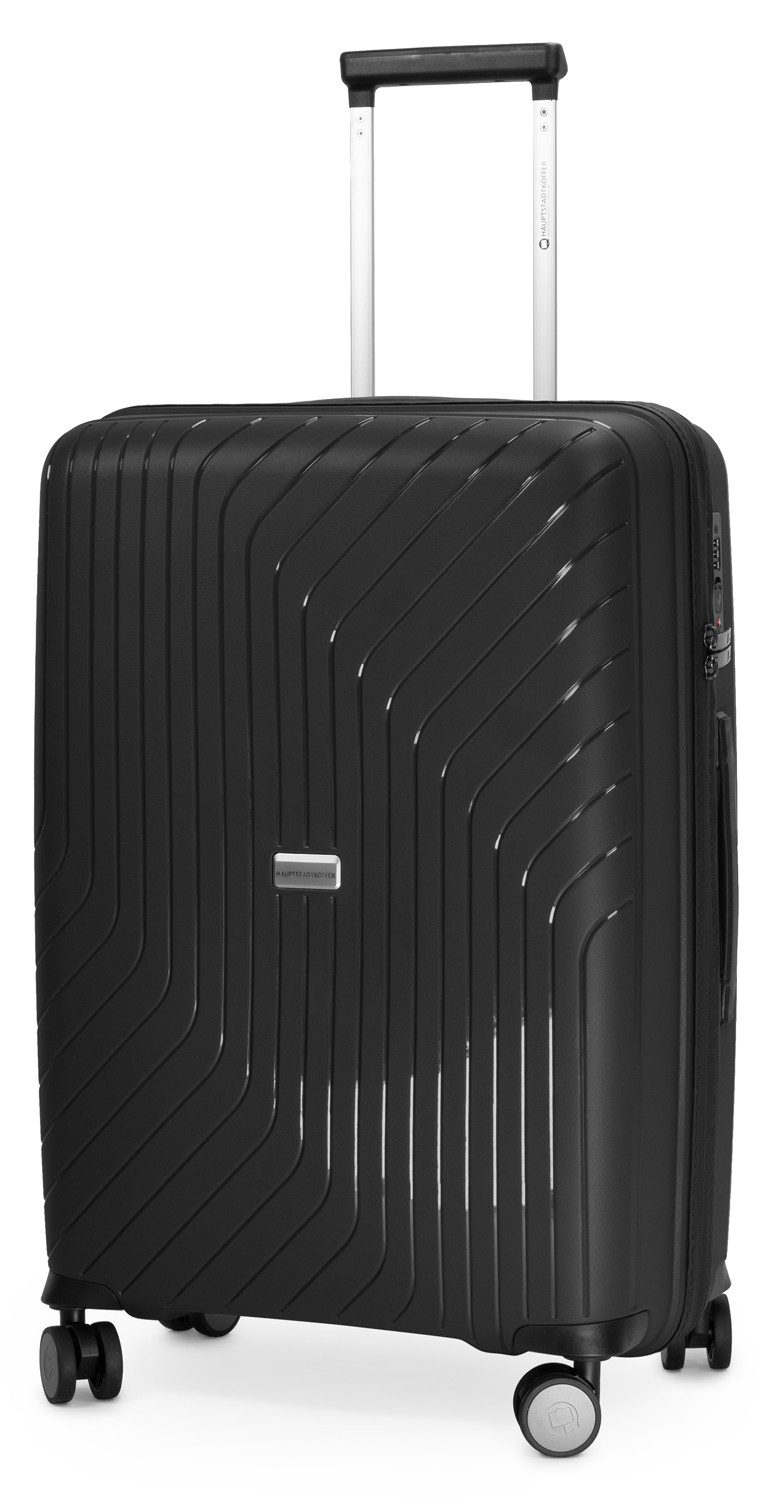 Hauptstadtkoffer Koffer TXL, 4 Rollen, mittelgroßer Hartschalen-Koffer Reisekoffer TSA 73 L