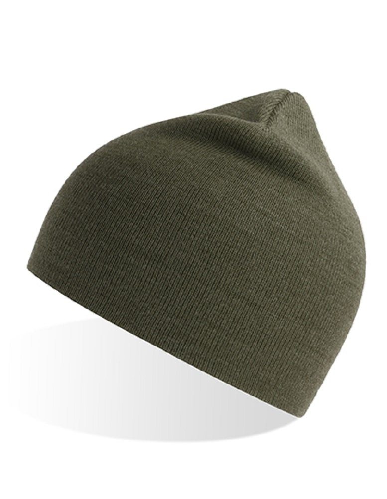 Beanie Polyester Atlantis Recycelter modische / / Farben Wintermütze Damen in vielen Olive Strickmütze Mütze