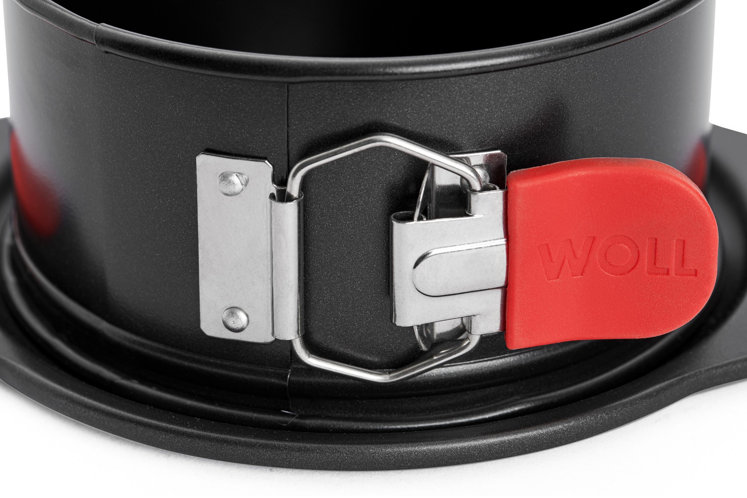 WOLL Springform Woll Let's bake! Kuchenform, Backform, rund, (1-tlg), mit Antihaftversiegelung und integrierten Silikongriffen, PFAS-Frei