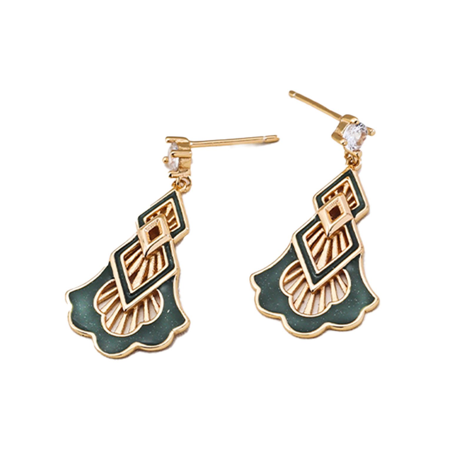 Jumpeak Paar Ohrstecker Ohrstecker Silber 925,Ohrstecker Mädchen,Ohrringe Gold Hängend, Ohrstecker Damen,18K Vergoldet,Geschenk für Schwestern,Jahrestag