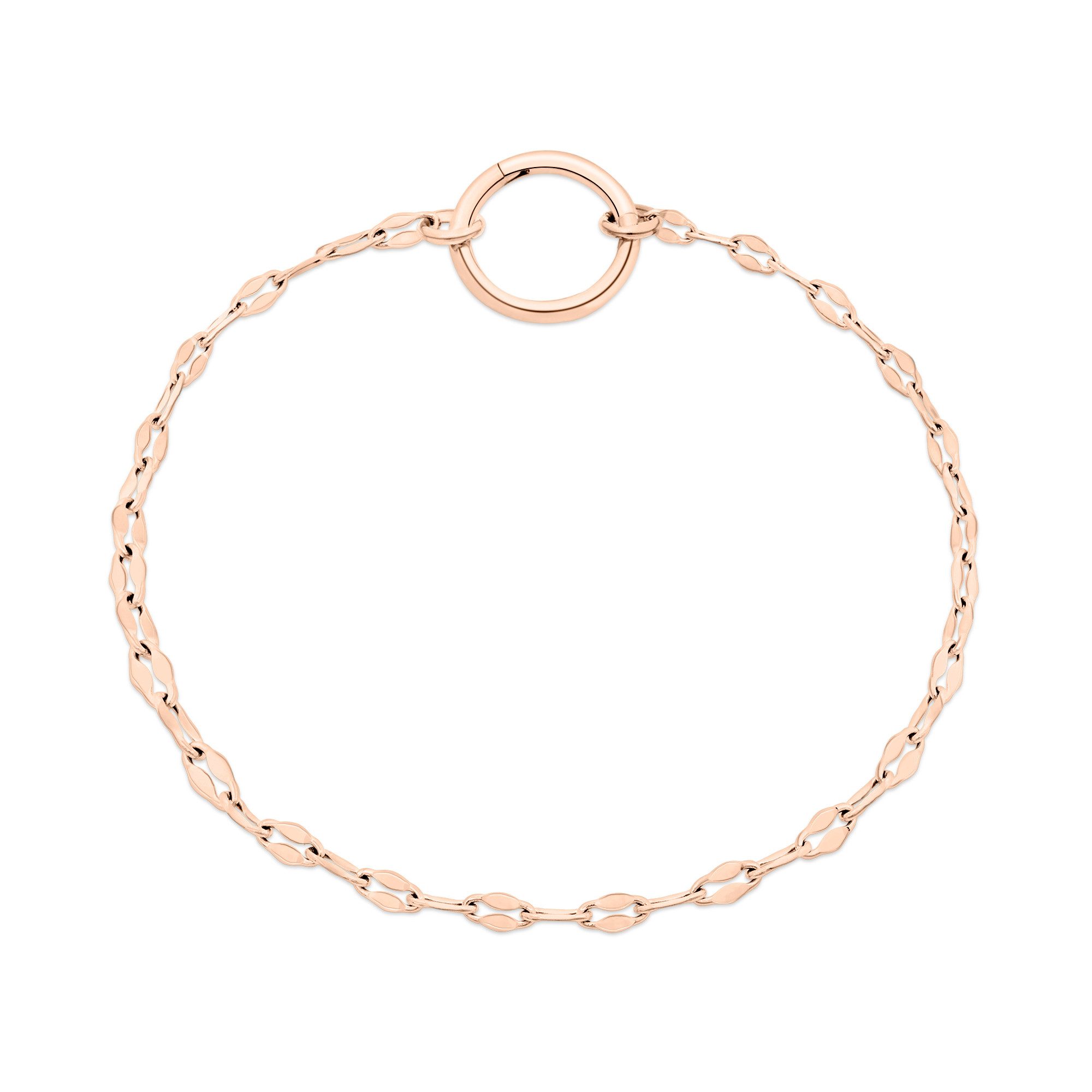 Charm-Armband Schmuck Geschenk Edelstahl Charm Armkette Lip Chain