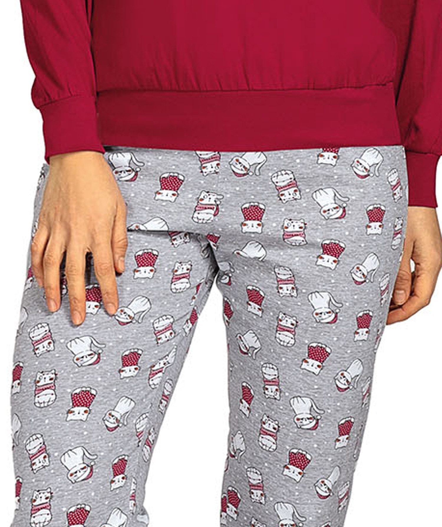 comtessa Schlafanzug Iceberg Buddies (Set, 2 tlg., 2-teilig) Mädchen Pyjama lang Langarm Baumwolle Winter