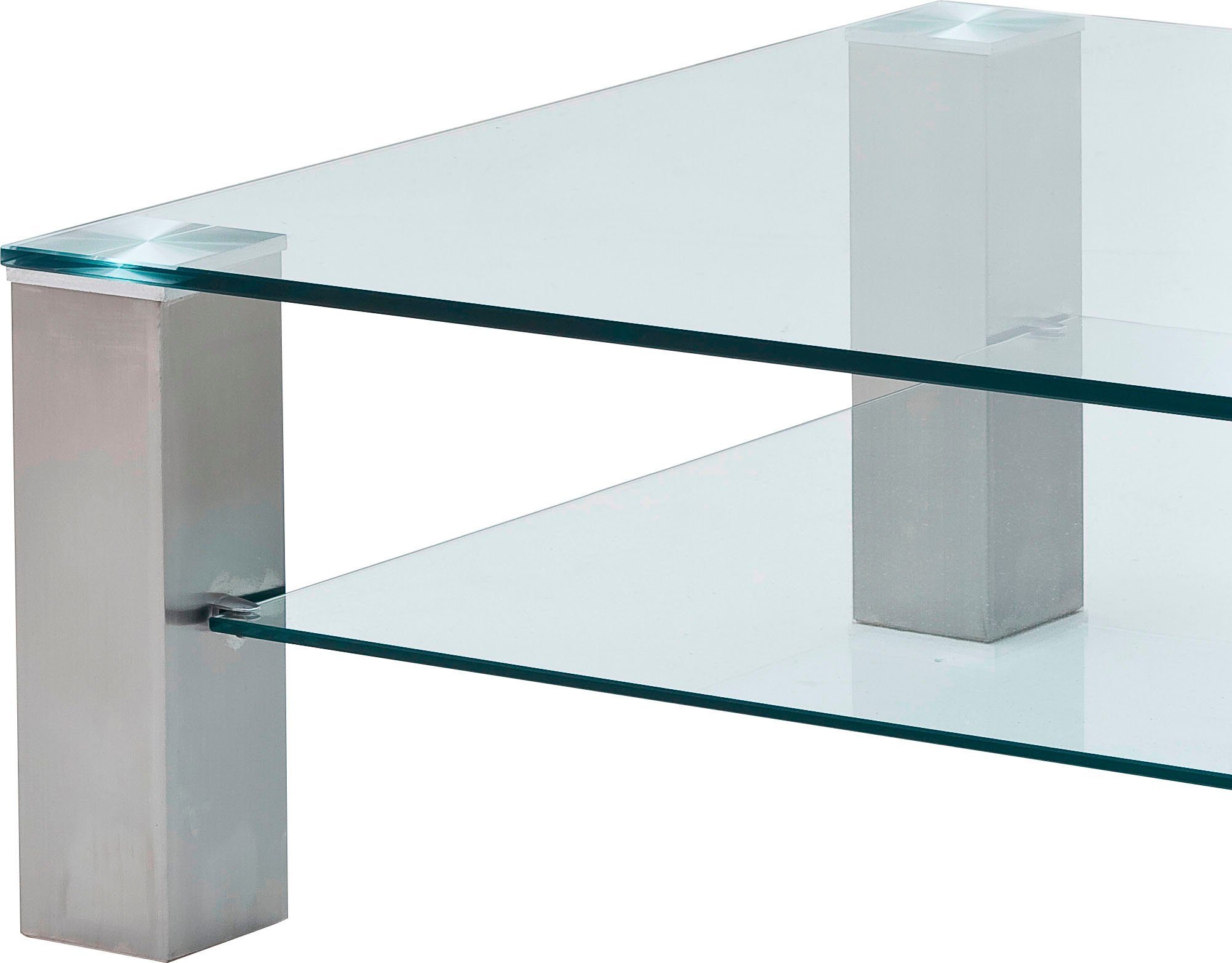 Asta, belastbar Sicherheitsglas, mit kg Glastisch bis 20 MCA Couchtisch furniture