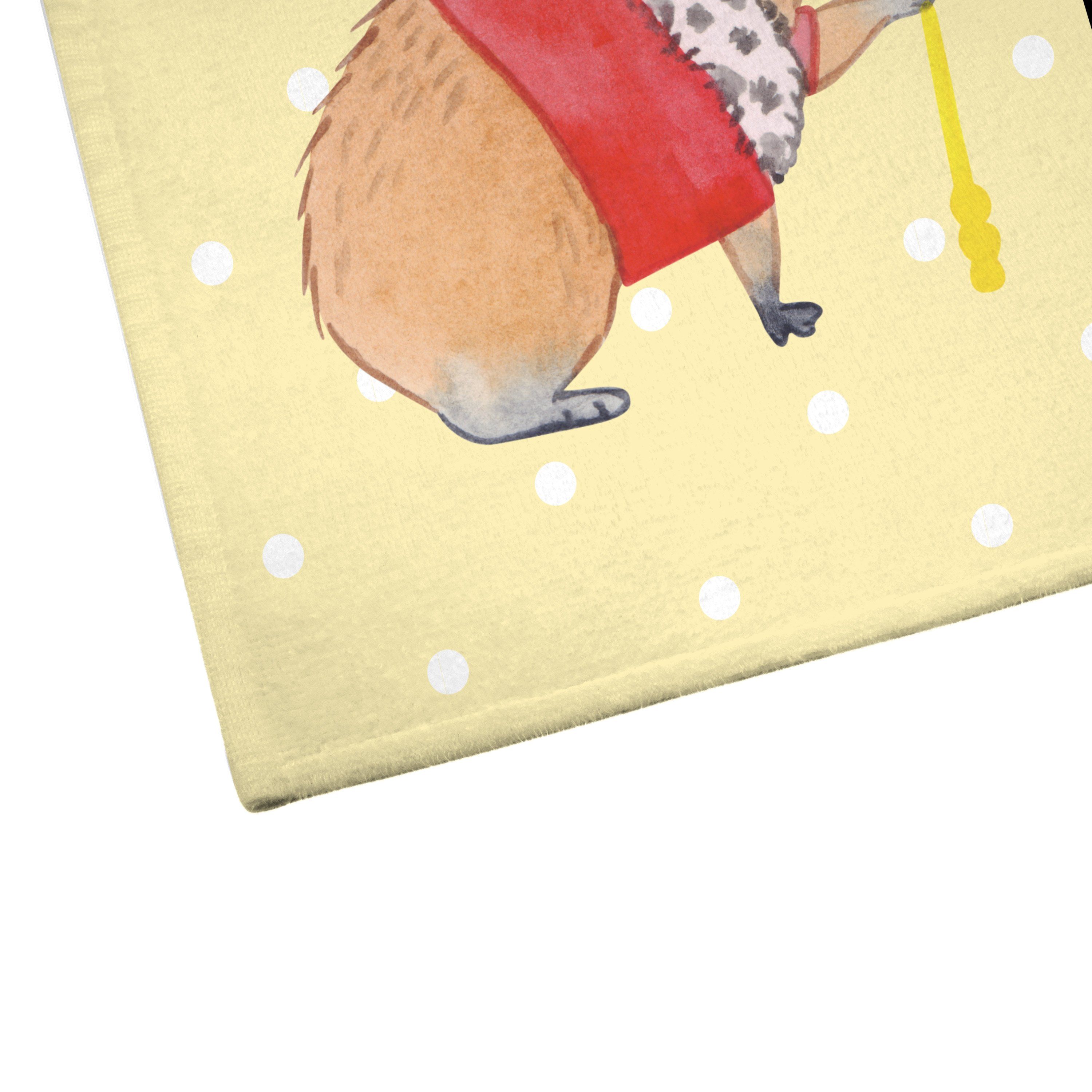 - Pastell & Geschenk, Tiermotive, Handtuch Gelb König Mrs. (1-St) Kinder Panda Handtuch, Capybara - Mr.