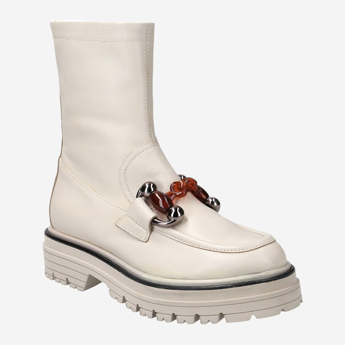 Maripé Maripé ORIETTA AVORIO, Stiefeletten, Weiß, Damen Stiefelette günstig online kaufen