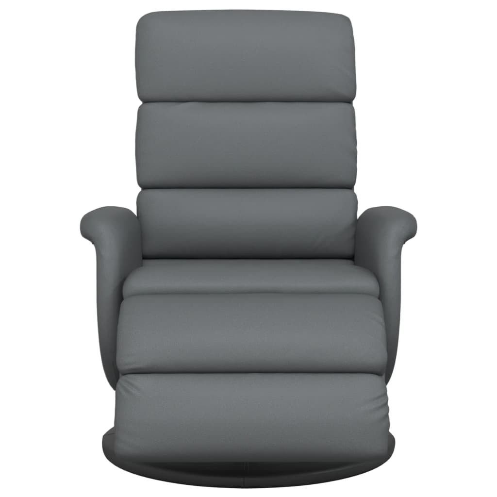vidaXL Sessel Relaxsessel mit Fußteil Grau günstig online kaufen
