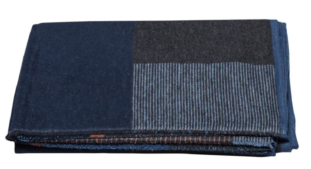 cm, x Luca Fussenegger 'Patch' 200 Wohndecke Wohndecke 140 Navy DAVID David FUSSENEGGER