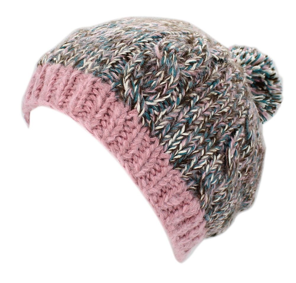 dy_mode Bommelmütze Strickmütze Damen – Bommelmütze Bunte Winter Mütze ohne günstig online kaufen