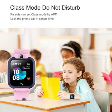 AUKUU Kinder Intelligente Uhr Telefon, Wasserdicht Smartwatch, Smartwatch High-Definition-Videoanruf, Kinder Smart Tracker Uhr
