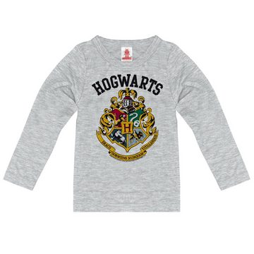 LOGOSHIRT Langarmshirt Hogwarts mit detailliertem Print