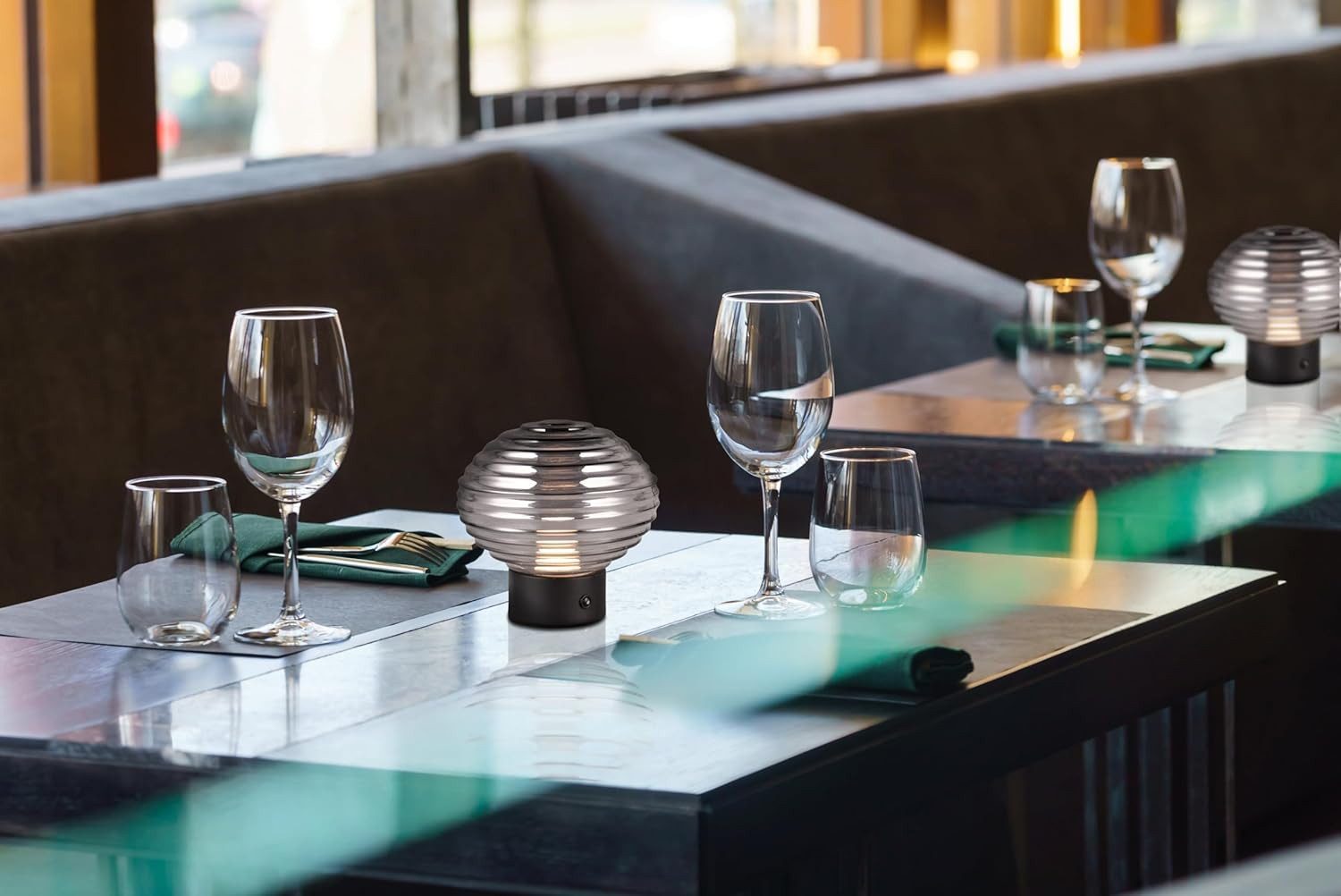 lightling LED Tischleuchte Elena, Touchfunktion, LED fest integriert, Warmweiß, IP20, per Touch dimmbar