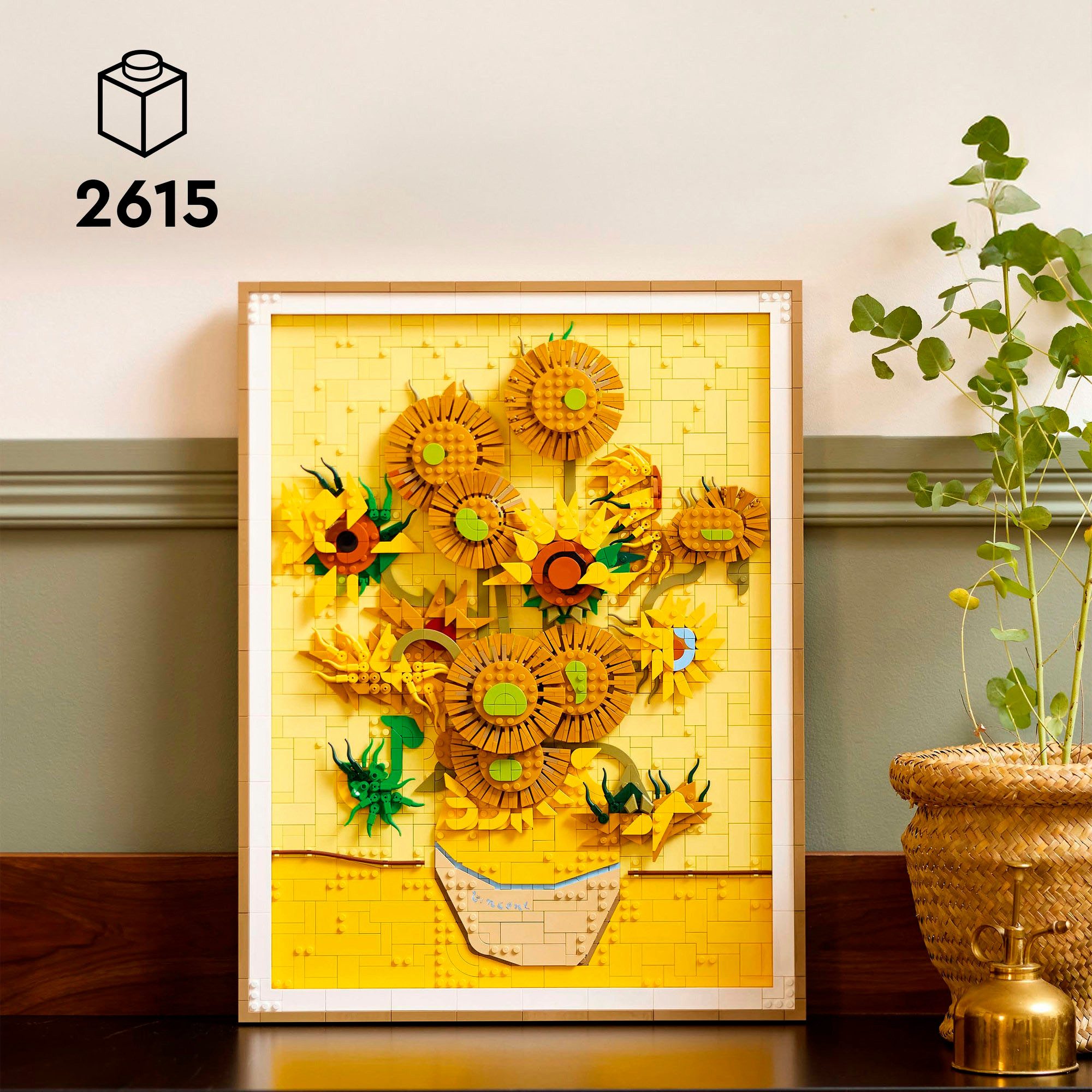 LEGO® Vincent van Gogh – Sonnenblumen (31215), LEGO ART Konstruktionsspielsteine, (2615 St), Made in Europe