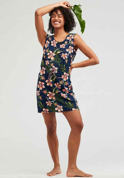 Roxy Jerseykleid Damen Shirtkleid mit Blütendruck