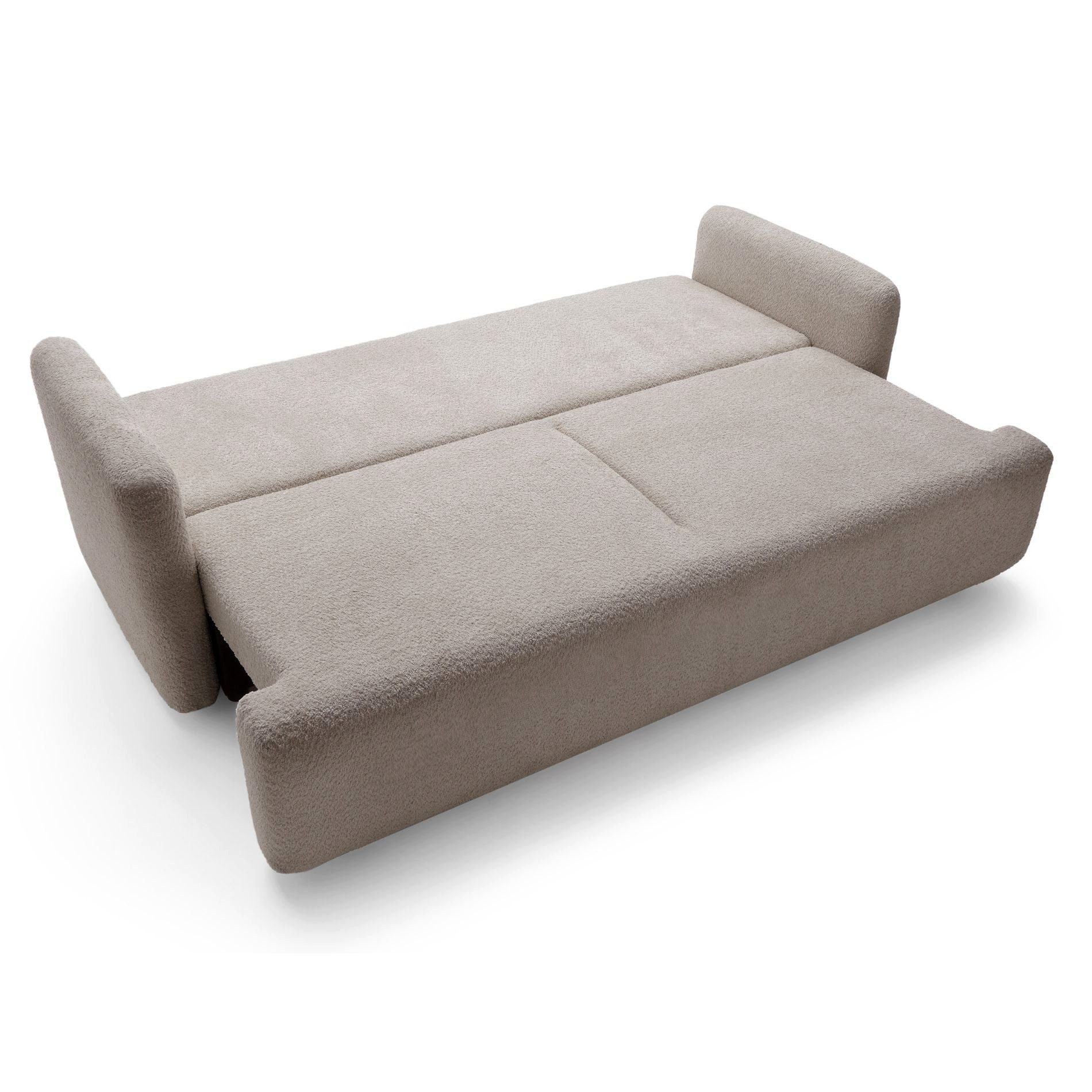 Selsey Schlafsofa, mit Schlaffunktion, Stauraum, Chenille und Zierkissen, 220 cm