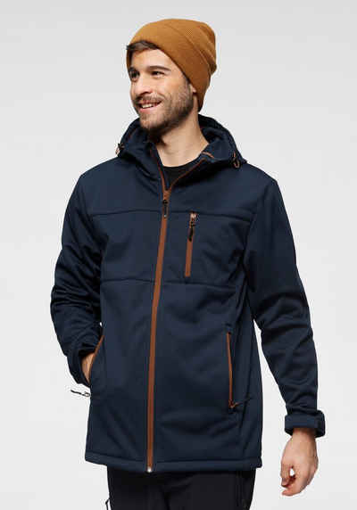 Polarino Softshelljacke mit sportlichen Teilungsnähten