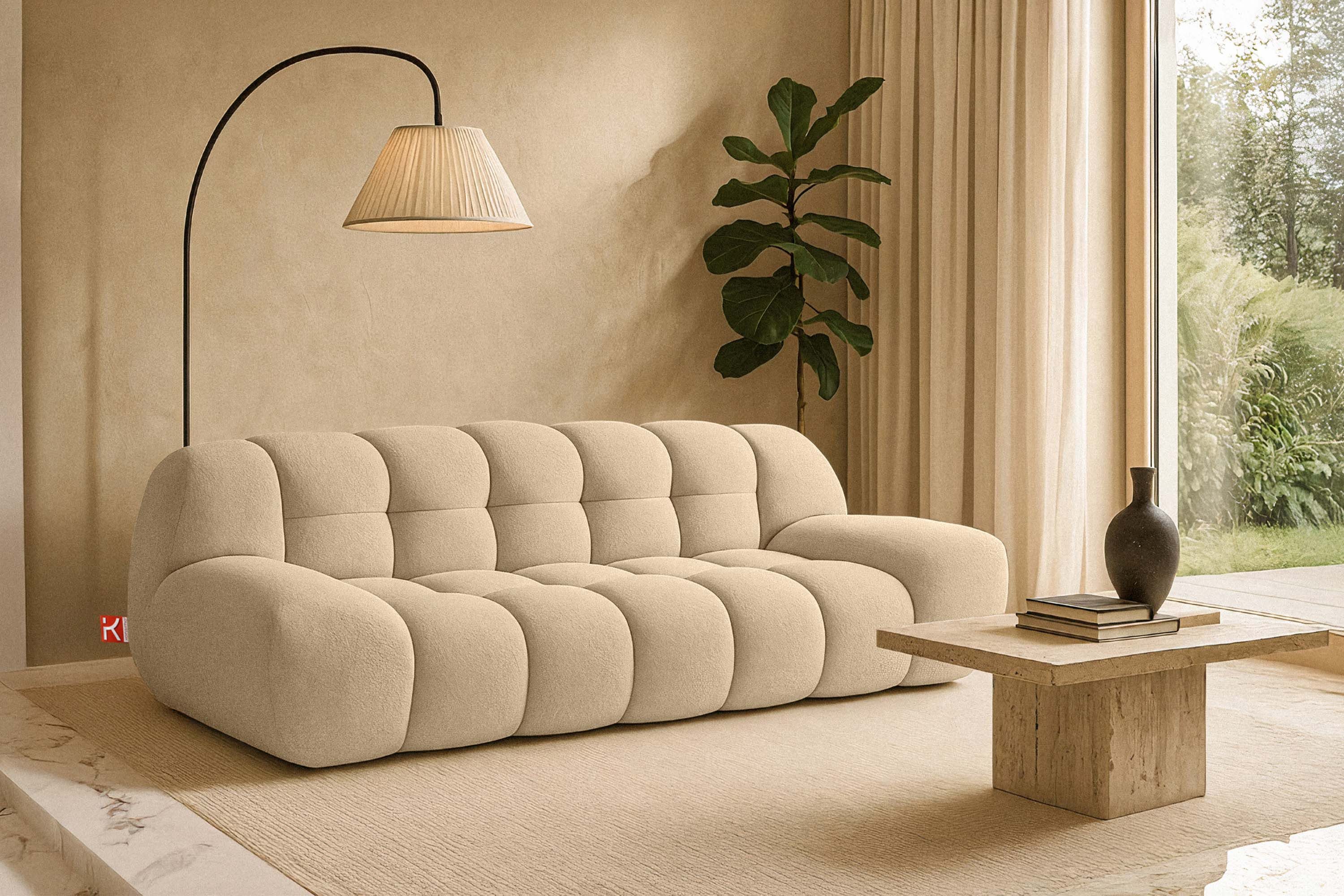 KONSIMO® Sofa VENA Einzelsofa, Japandi-Stil, Premiumqualität günstig online kaufen