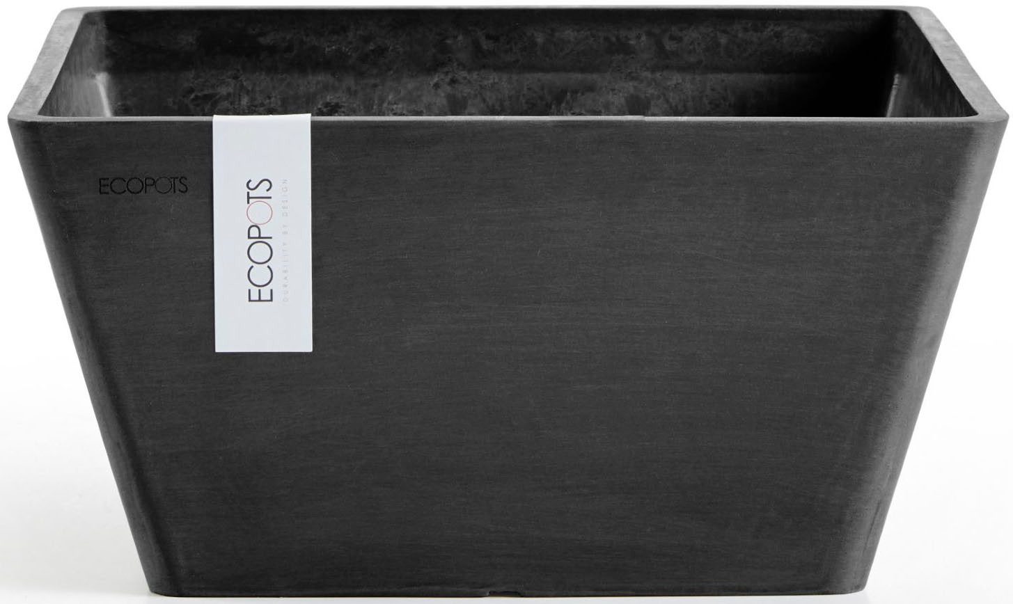 ECOPOTS Blumentopf BERLIN Dark Grey, BxTxH: 41x41x18 cm
