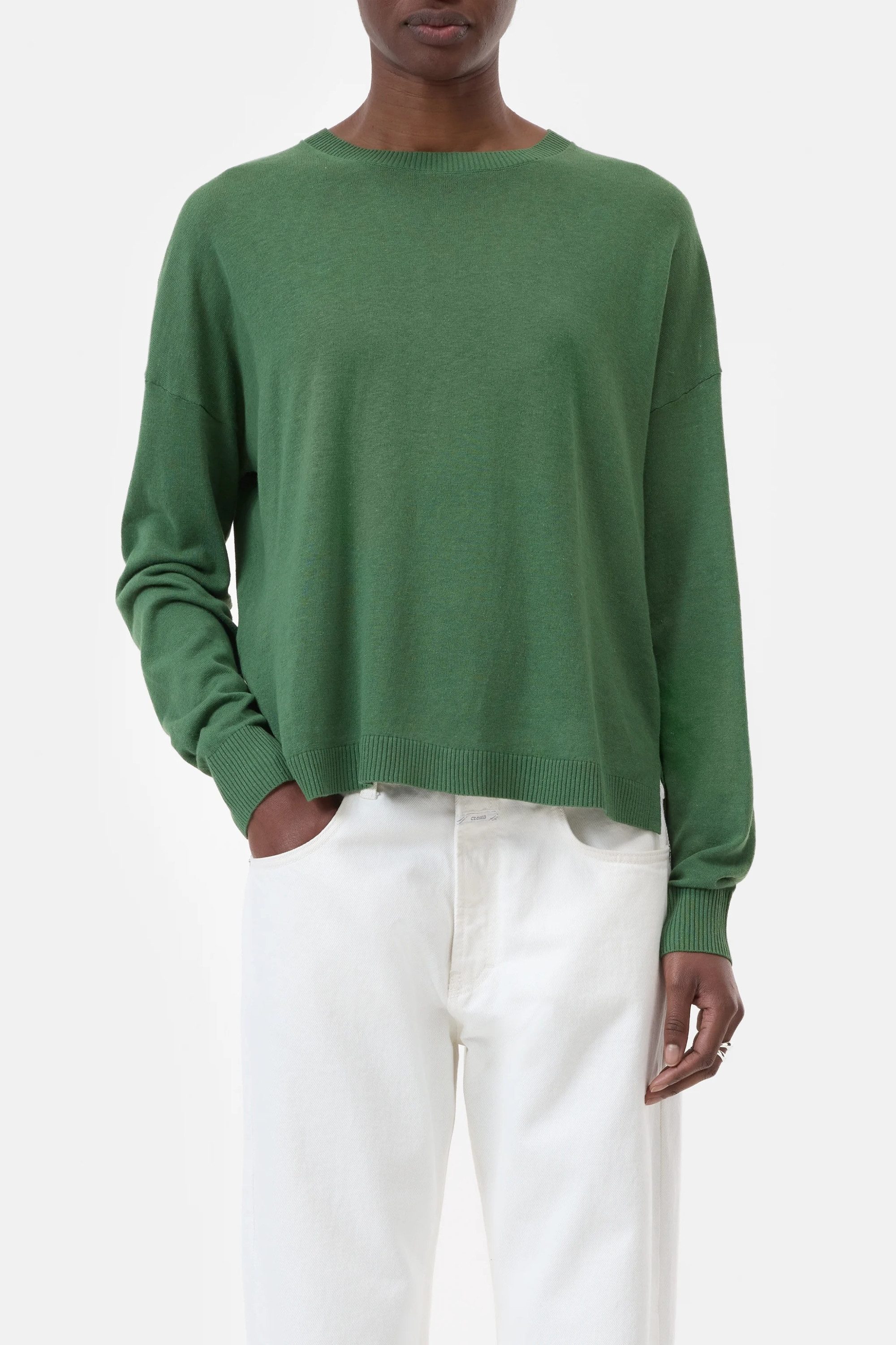Strickpullover crew neck long sleeve