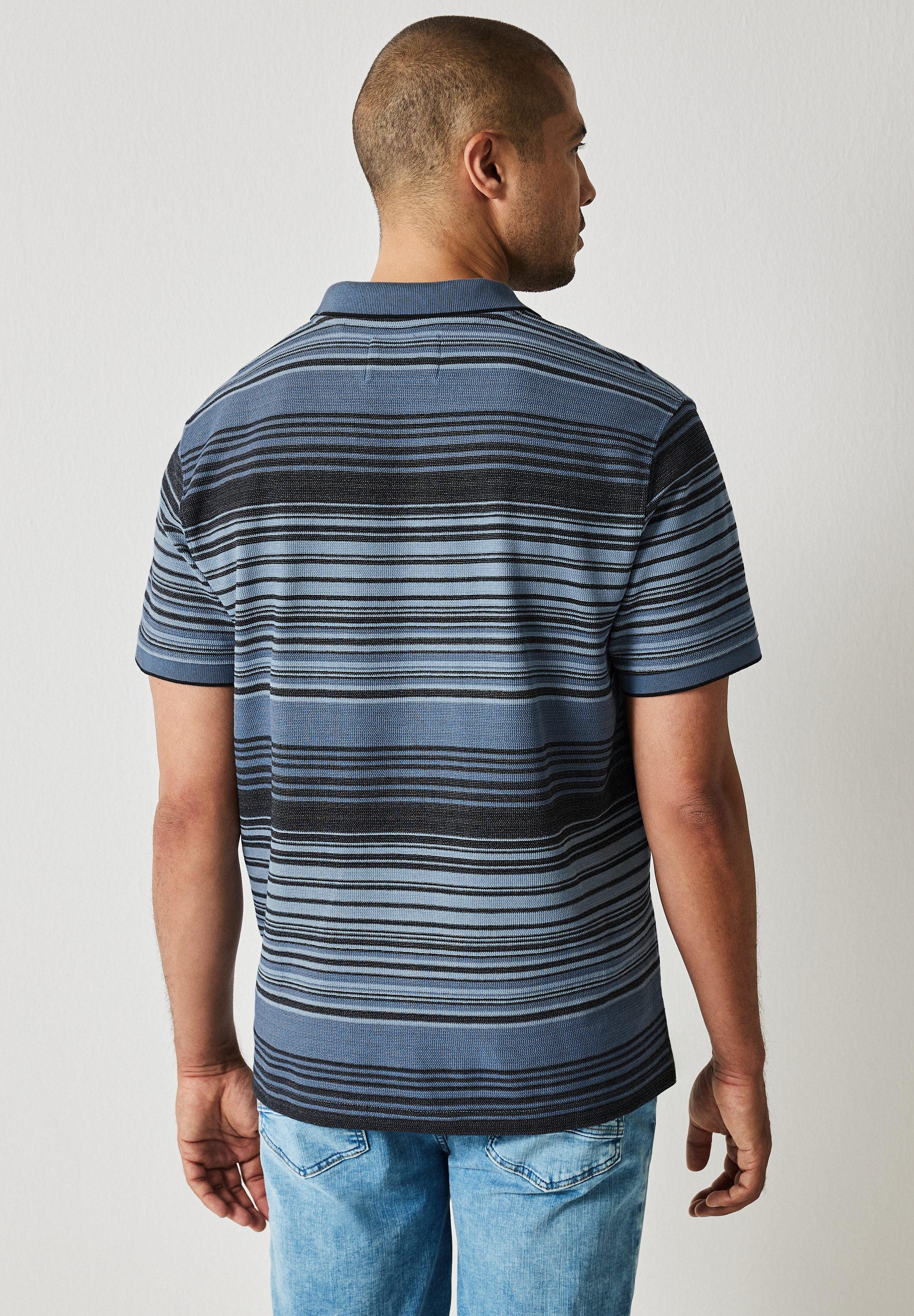 STREET ONE MEN Poloshirt aus Baumwolle günstig online kaufen