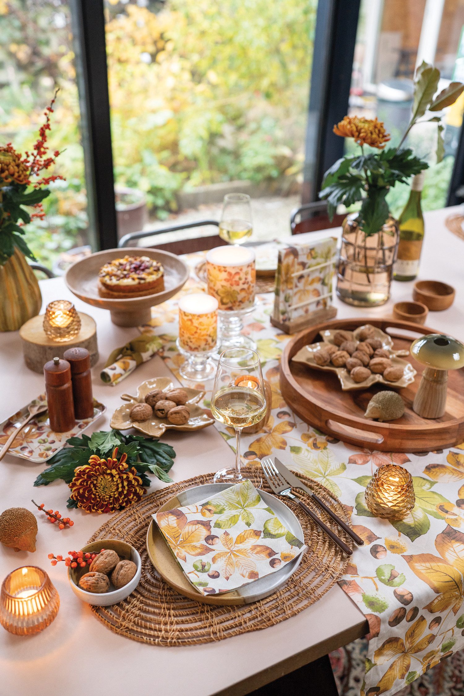 Ambiente® Tischläufer Castanea (1-tlg, 1-teilig), Tischläufer Tischdecke ca günstig online kaufen