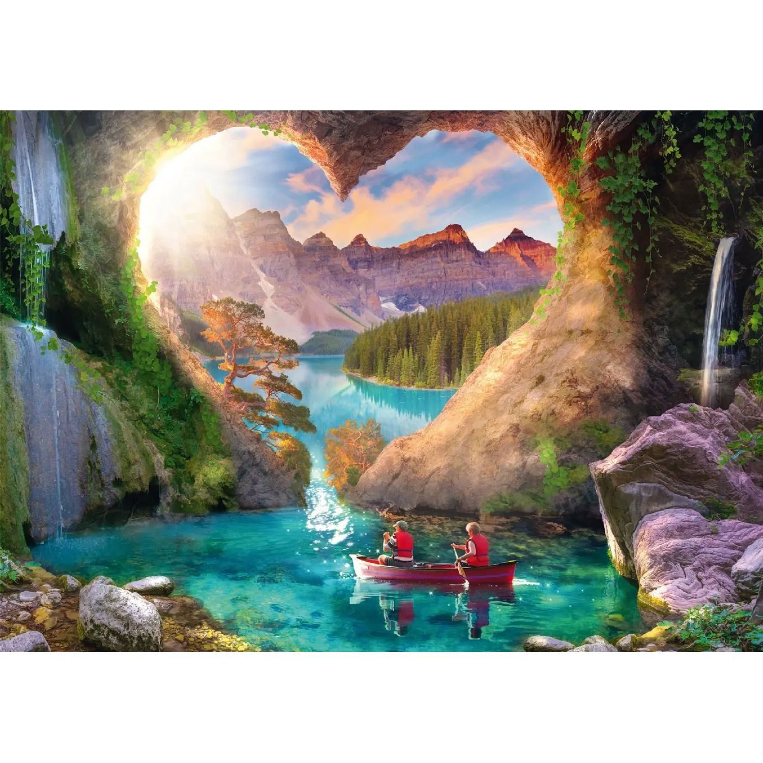 Schmidt Spiele Puzzle Ausblick mit Herz, 1000 Puzzleteile günstig online kaufen