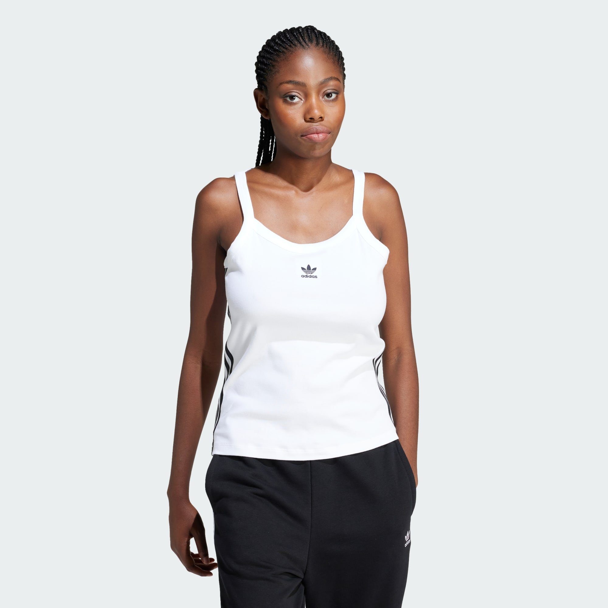 adidas Originals Tanktop 3-STREIFEN TANKTOP White