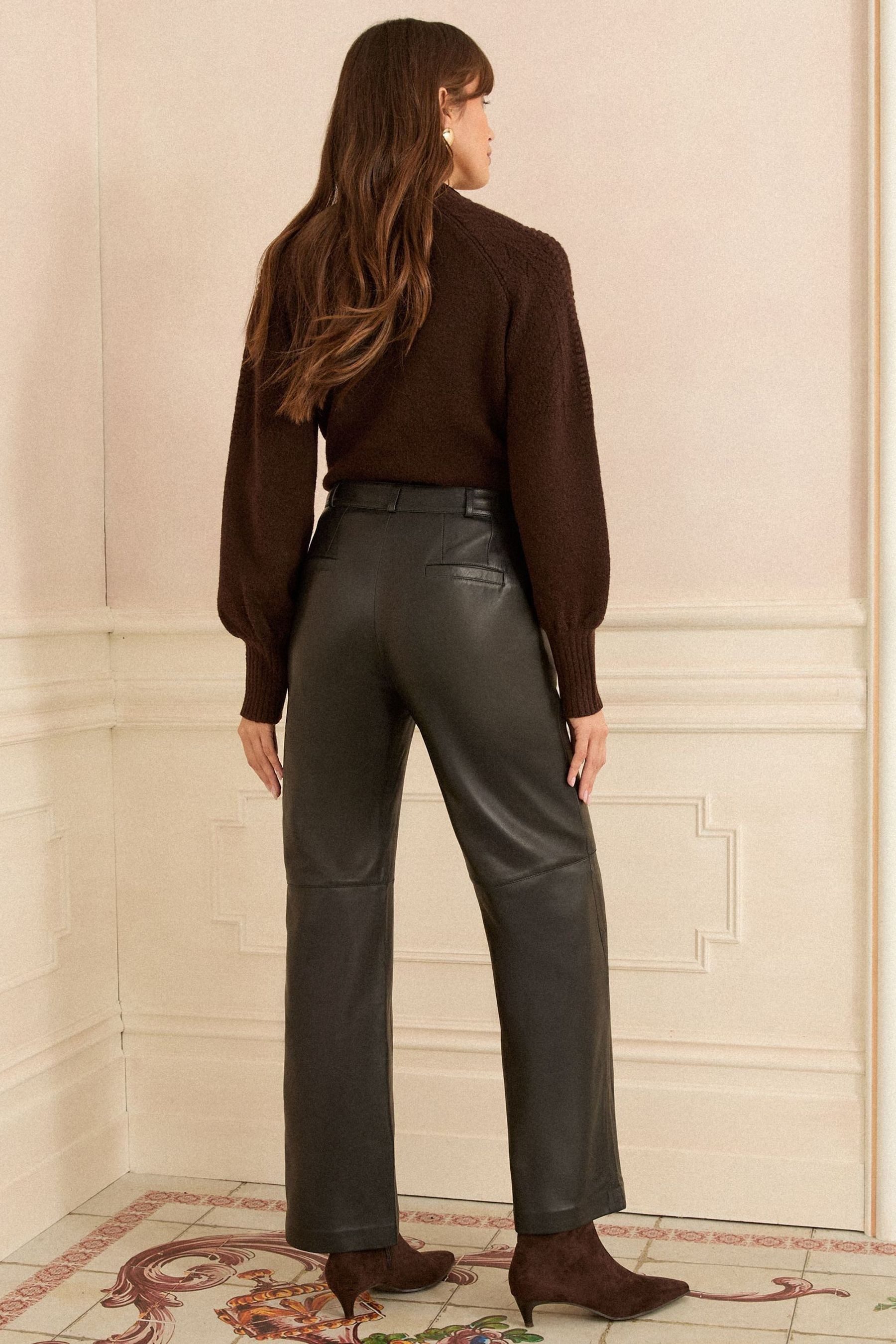 Love & Roses Lederhose Love & Roses Hose aus echtem Leder (1-tlg) günstig online kaufen