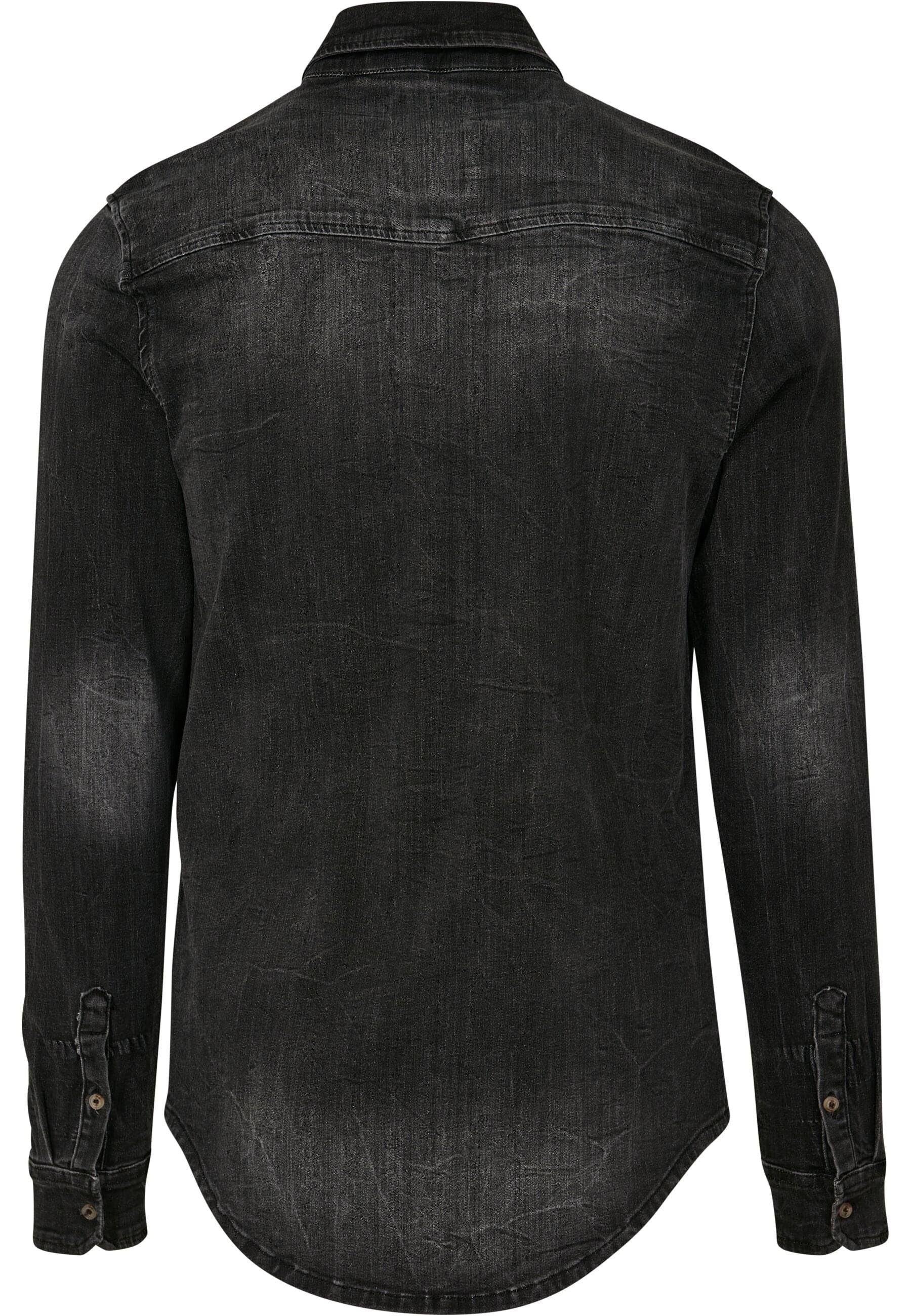 Brandit Langarmhemd Brandit Herren Riley Denim günstig online kaufen
