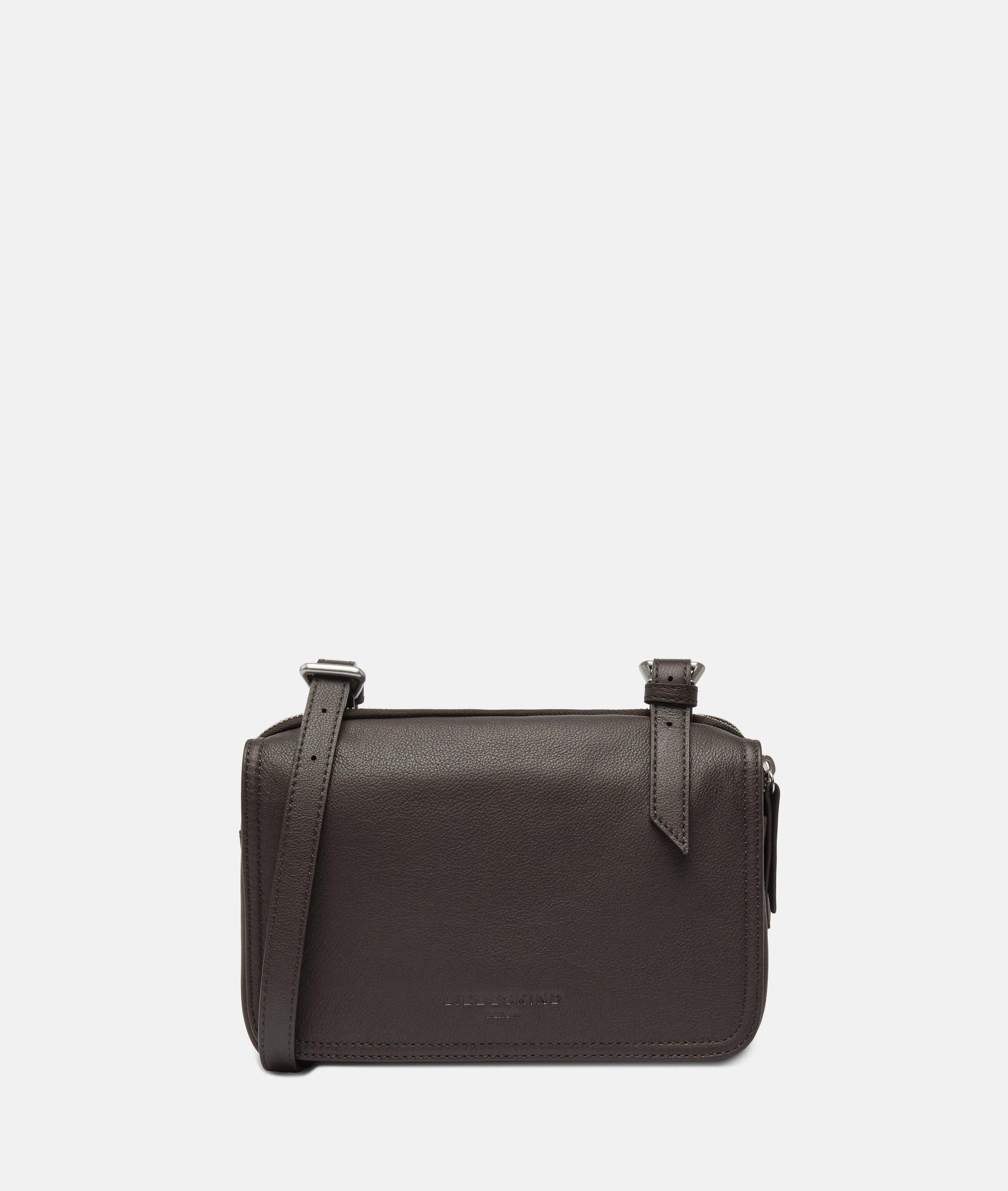 Liebeskind Berlin Umhängetasche Mareike Crossbody M, Geräumige Umhängetasche aus Rindsleder