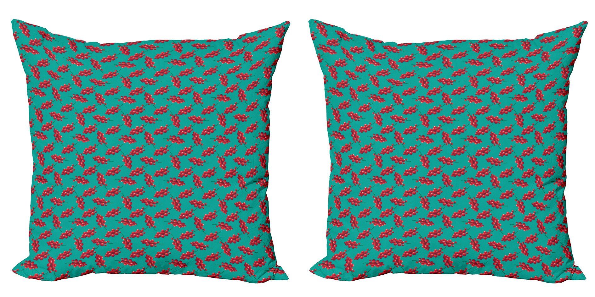 Accent Doppelseitiger (2 Farbe Branchen Stück), Kissenbezüge Abakuhaus Modern currant Digitaldruck, Natürliche