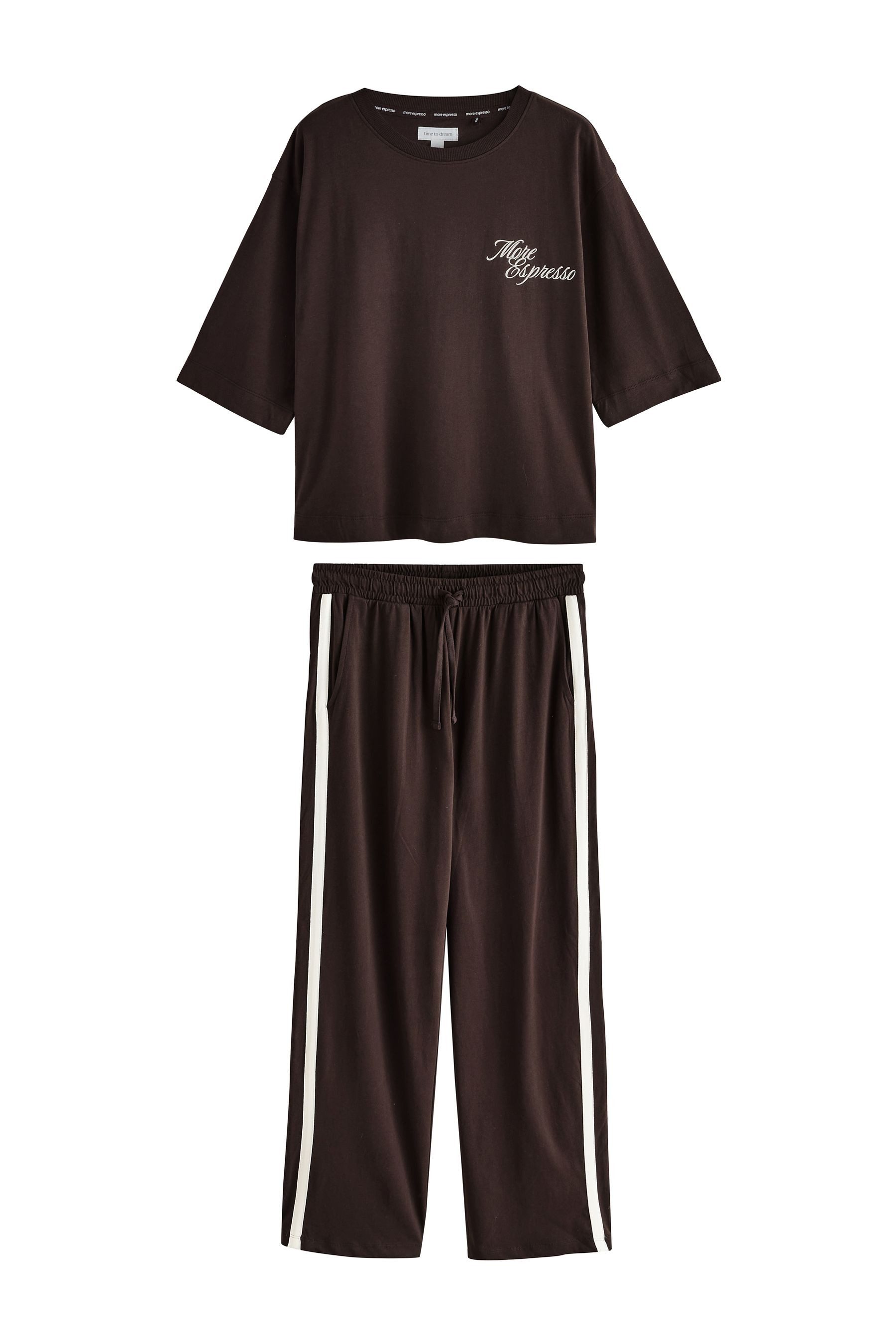 Next Pyjama Kurzärmeliger Jersey-Schlafanzug mit Grafik (2 tlg)