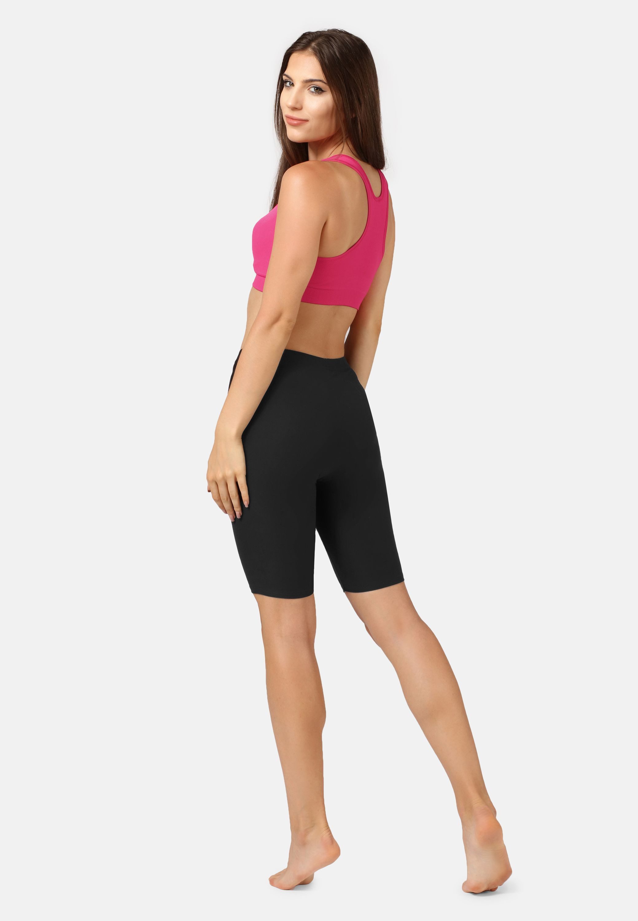Merry Style Leggings Damen Shorts Kurze Radlerhose MS10-350 (1-tlg) bequem, weich