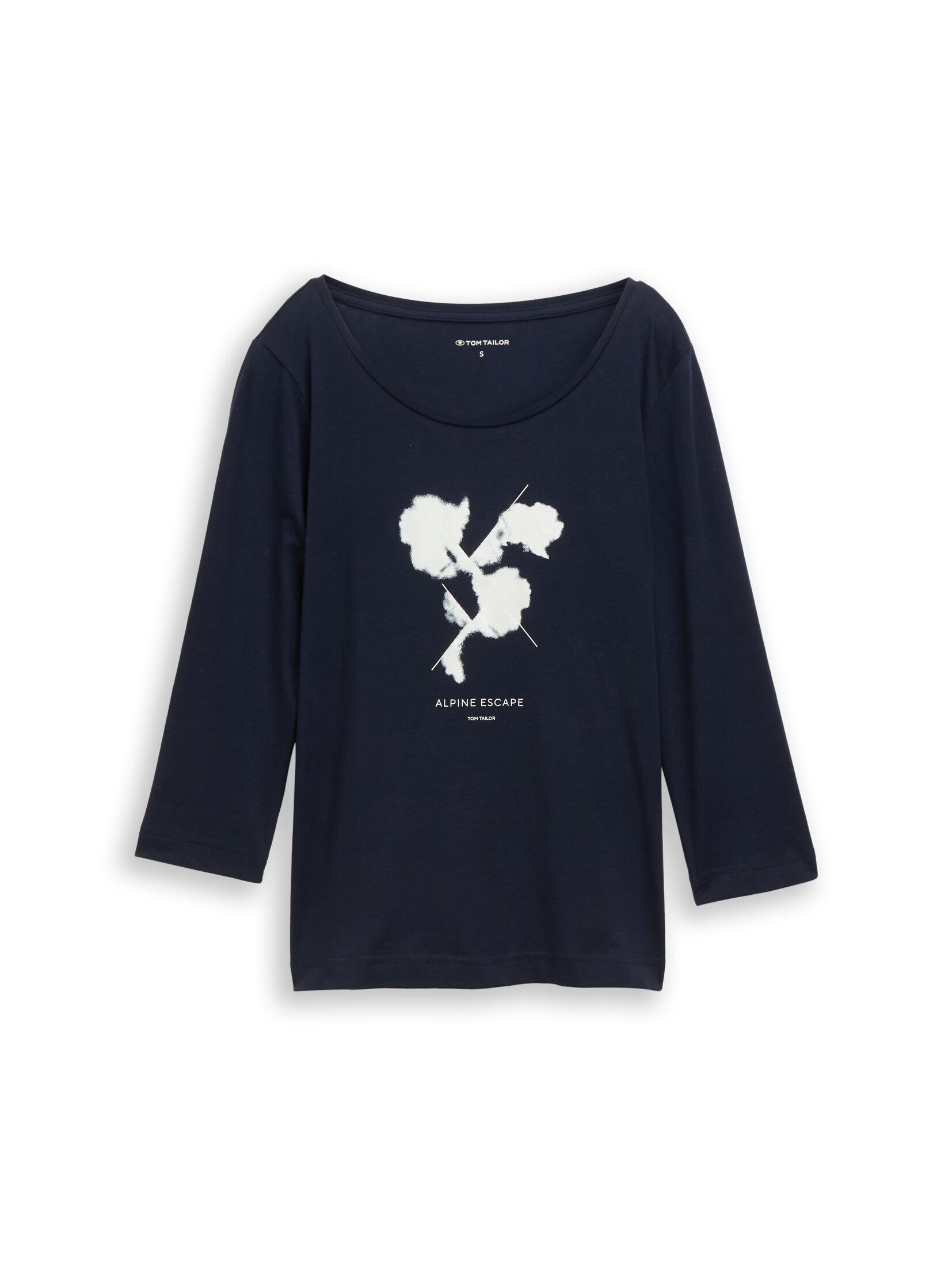 TOM TAILOR 3/4-Arm-Shirt T-Shirt Langarmshirt mit Print günstig online kaufen